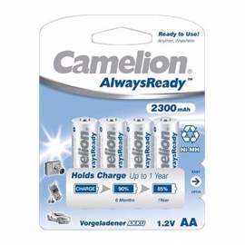 Camelion Always ready LR06 / AA Genopladelige batterier 2300 mAh 